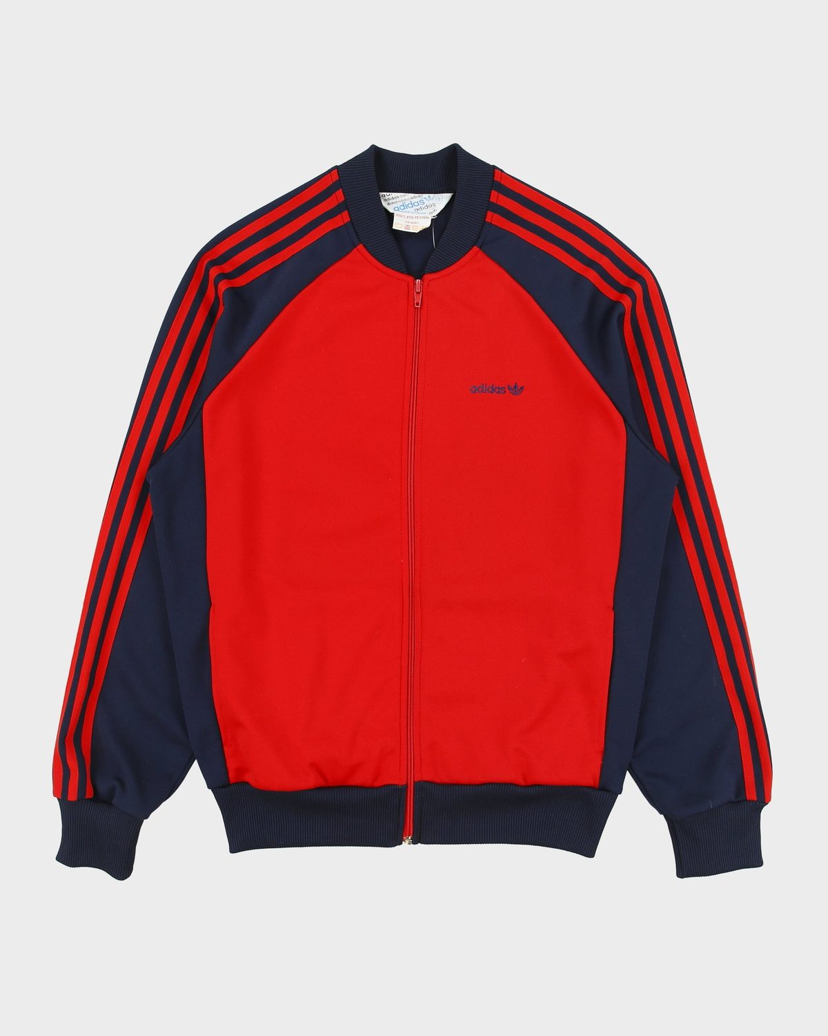 Adidas Originals Vintage Trefoil Track Jacket (Red/Navy)