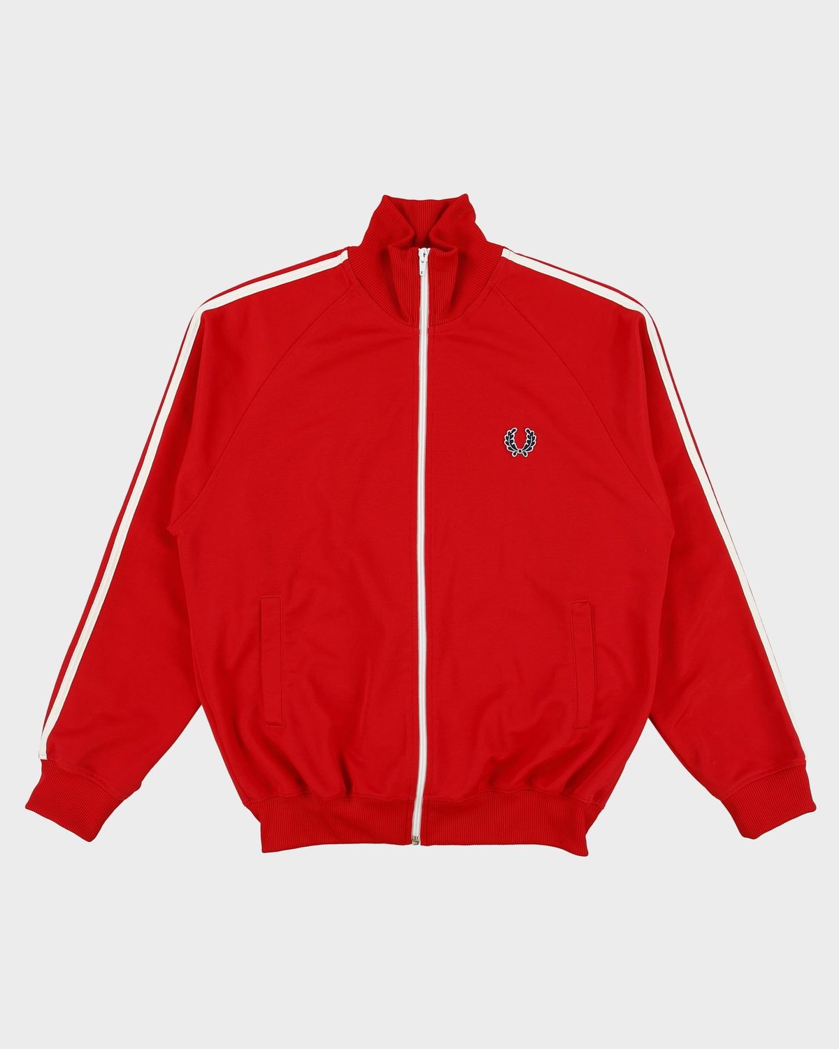 Fred Perry Laurel Wreath Track Jacket (Classic Red/White)